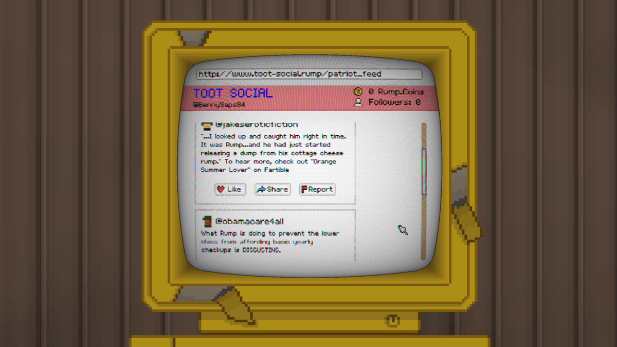 Toot Social Minigame